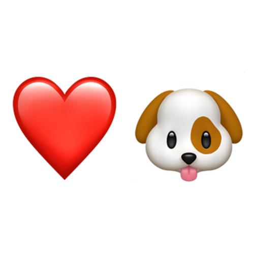 ❤🐶 Emoji Domain iOS rendering